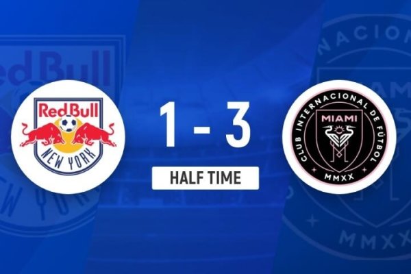 半场-迈阿密国际3-1纽约红牛 迈阿密3分钟2球梅西造2球阿尔巴传射